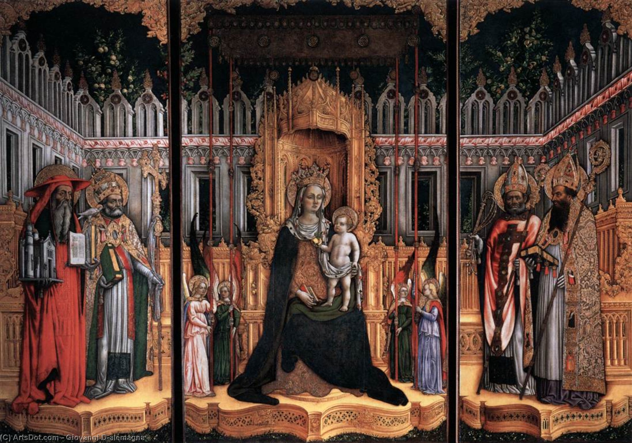 Triptych — Giovanni D'alemagna