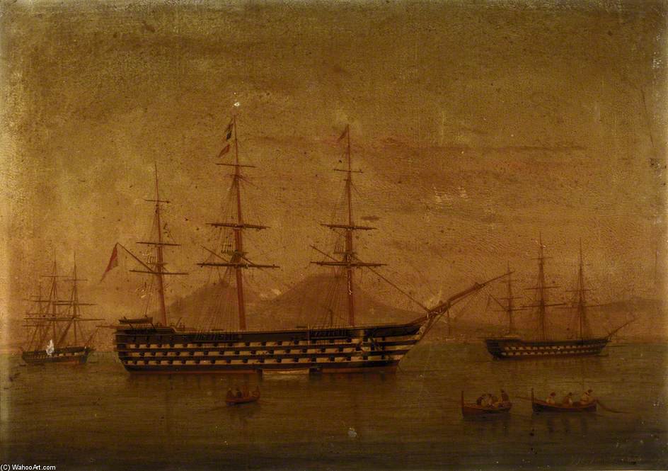 A Three-decker At Naples — Antonio De Simone