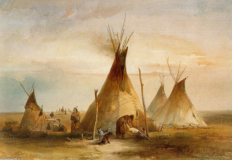 Sioux Teepee — カール・ボドマー