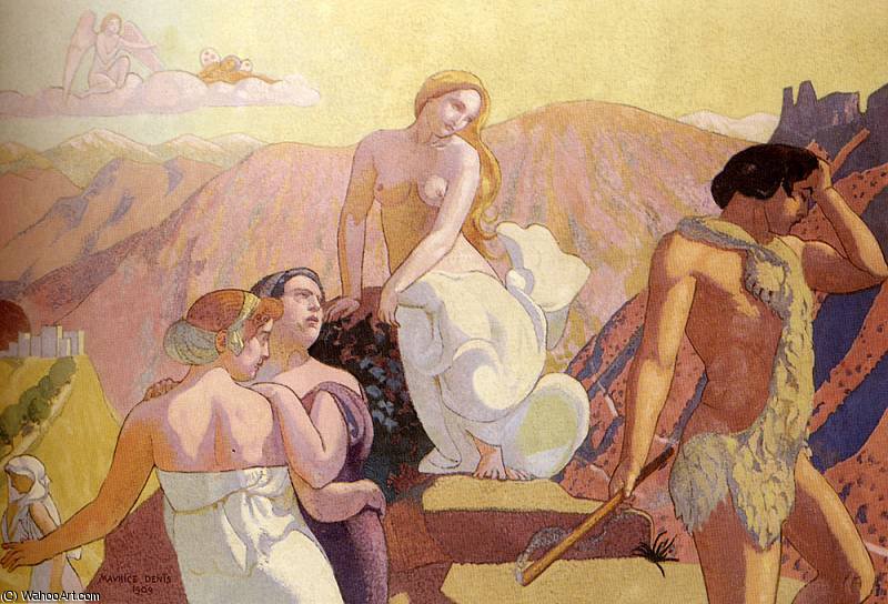 Psyches Parents Abandon Her On The Summit Of The Mountain — Denis Maurice