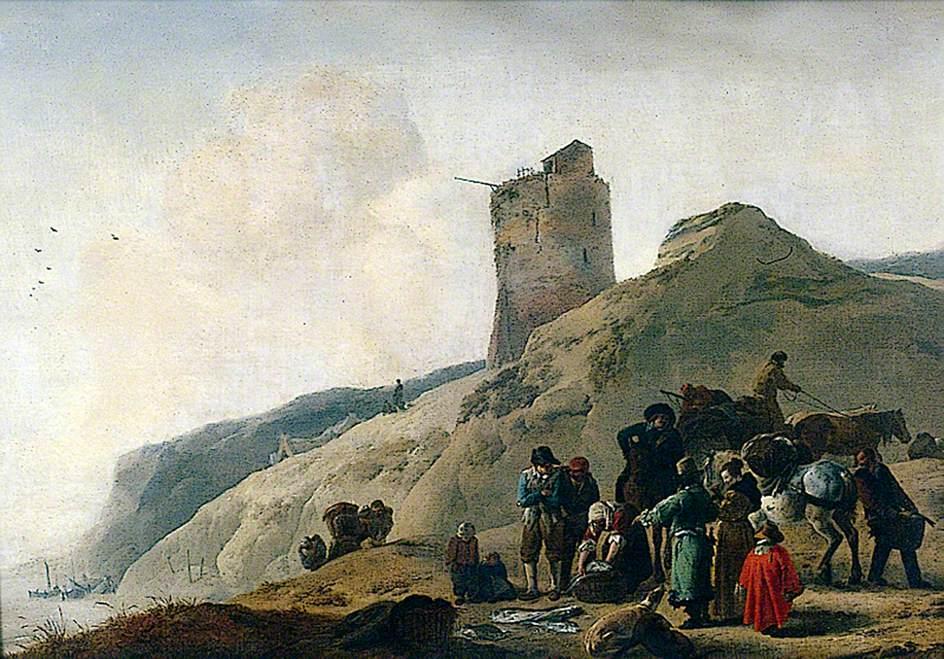 The Seashore At Scheveningen, The Netherlands — Philips Wouwerman