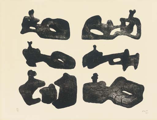 Six Reclining Figures 4 — Henry Moore