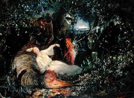The Captive Dreamer — John Anster Fitzgerald (fairy Fitzgerald)