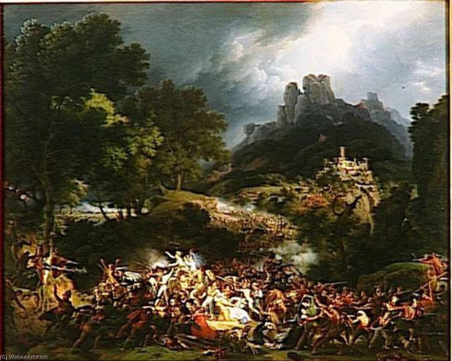 Attaque Du Grand Convoi, Pres De Salinas, En Biscaye.25 Mai 1812 — Louis François Baron Lejeune