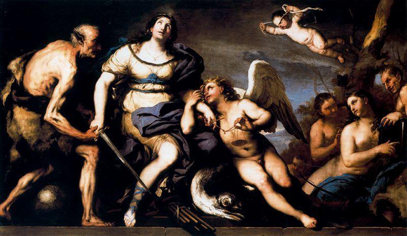 Allegory Of Justice — Luca Giordano