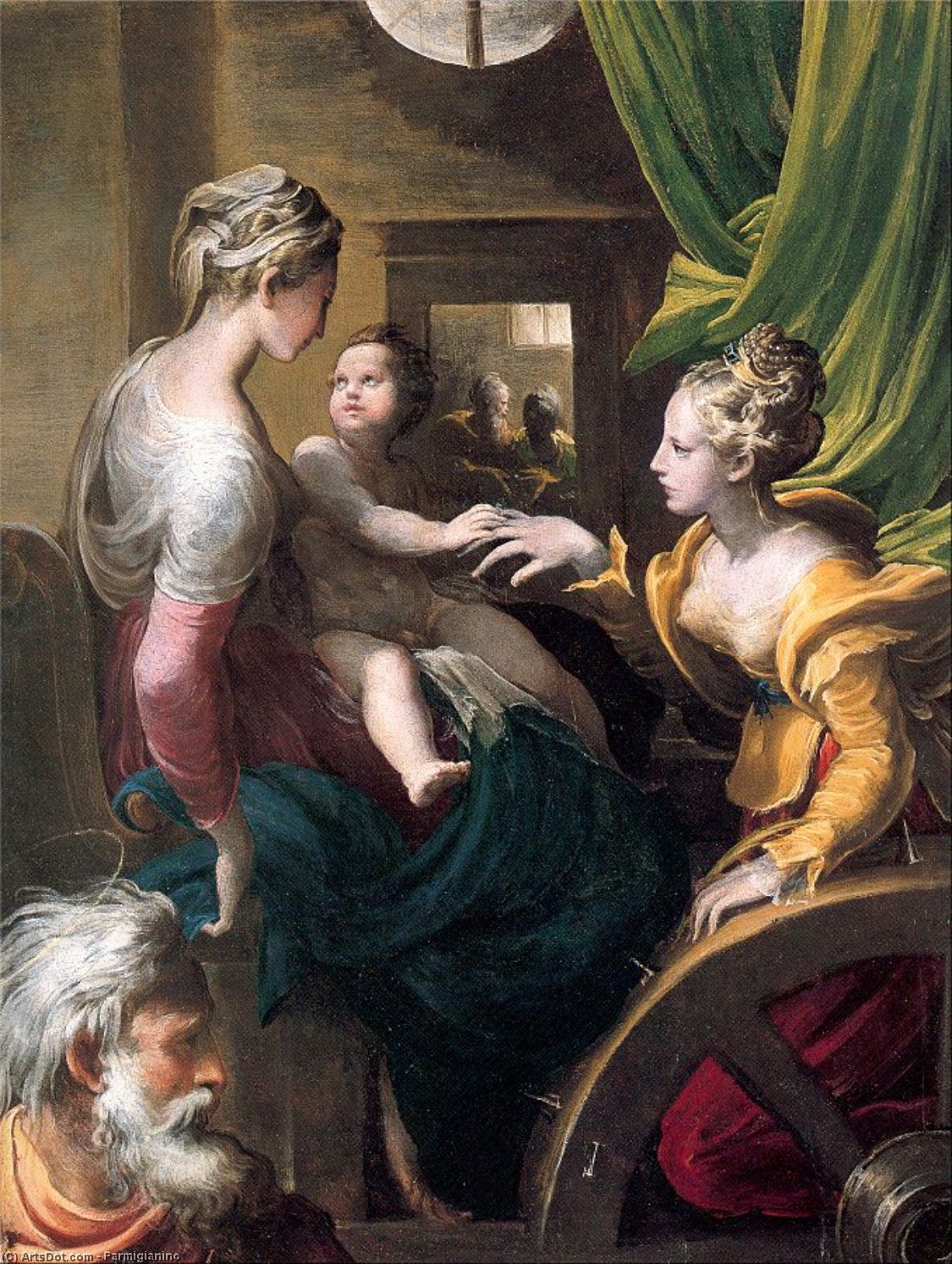 Mystic Marriage Of Saint Catherine — Parmigianino