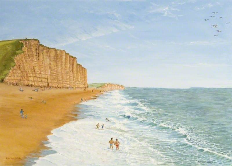 East Cliff, West Bay, Dorset — Alfred William Watkin