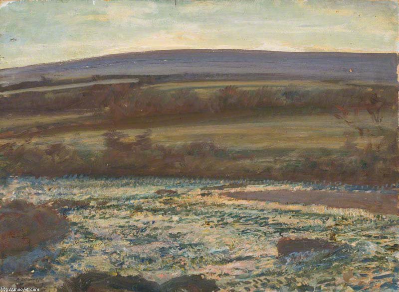 Brightworthy Ford, Withypool, Exmoor - (18) — Sir Alfred James Munnings