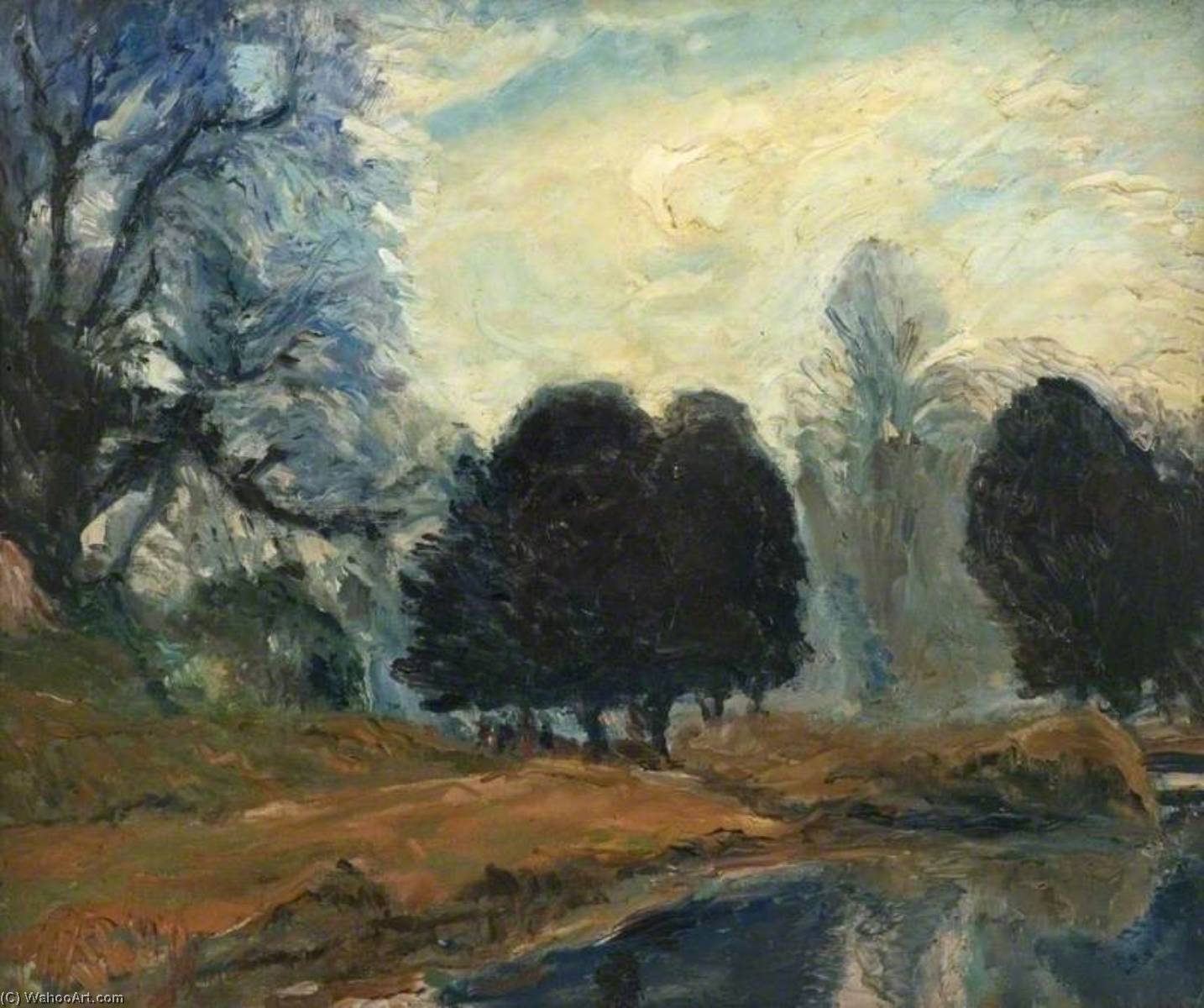 The Lake At Swanbourne Park — Ronald Ossory Dunlop