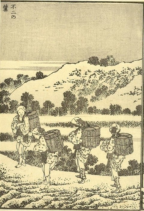 At The Foot Of Fuji — Katsushika Hokusai