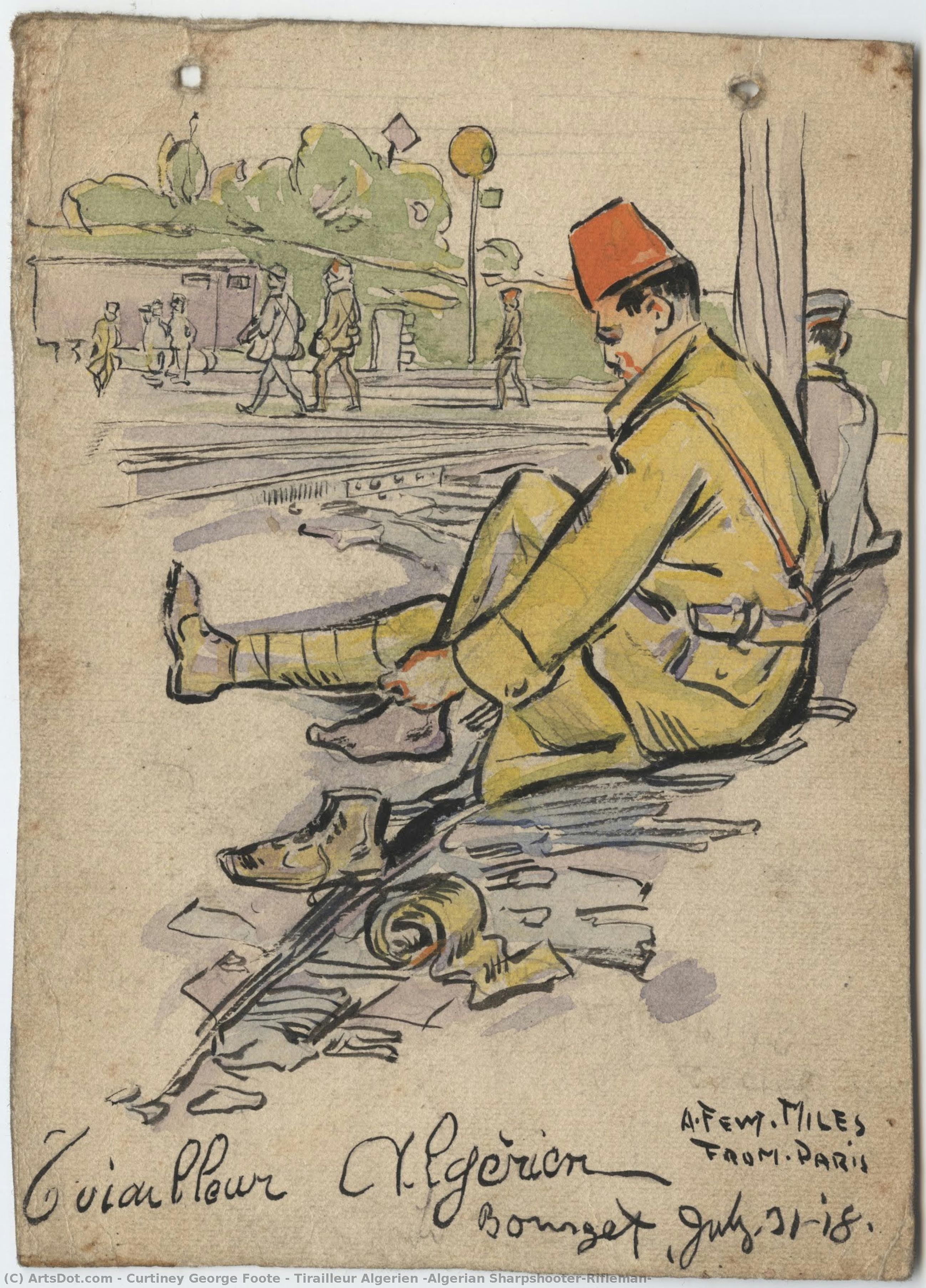 Tirailleur Algerien (algerian Sharpshooter/rifleman) — Curtiney George Foote