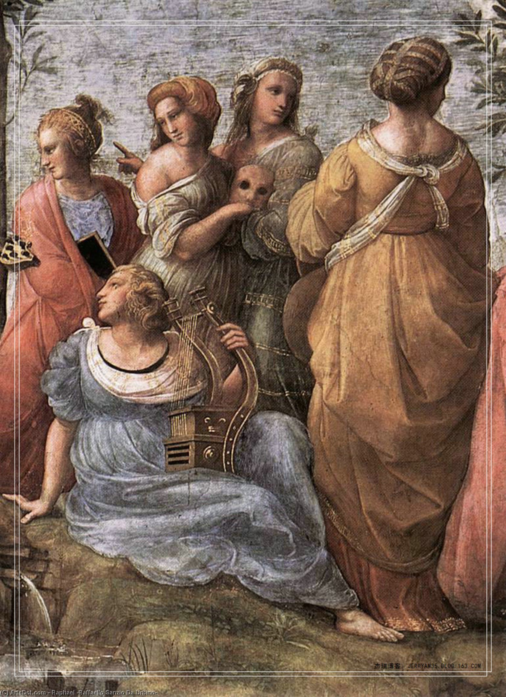 Stanze Vaticane - The Parnassus (detail) [02] — Raphael