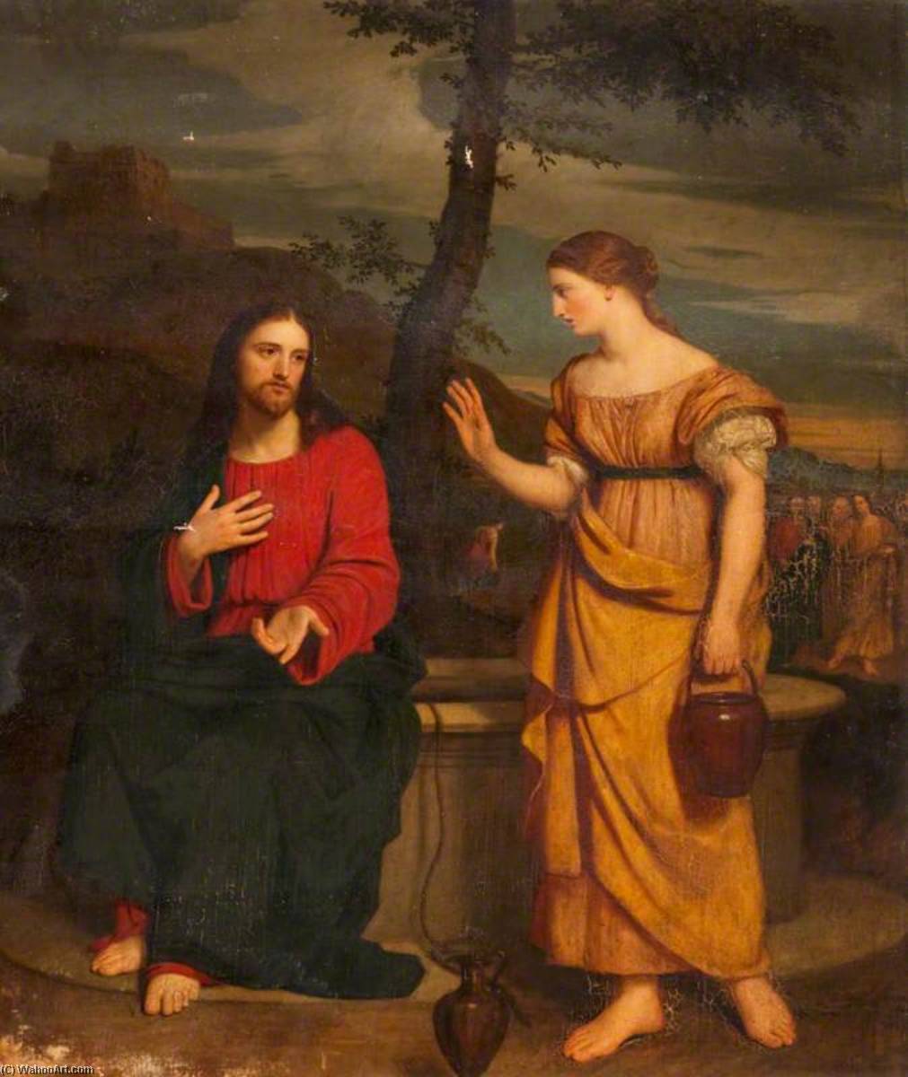 Christ And The Woman Of Samaria — John Graham Gilbert