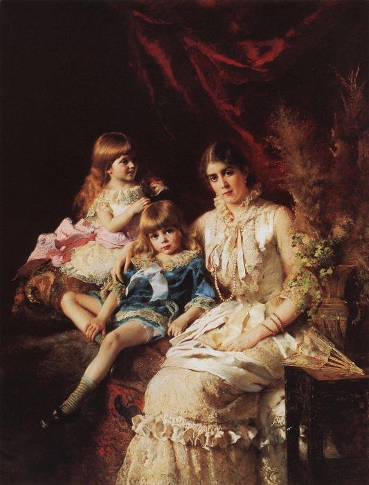 Portrait — Konstantin Yegorovich Makovsky
