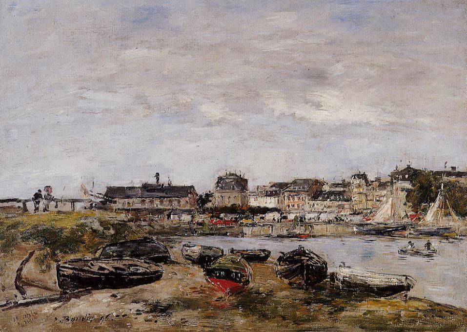View Of The Port, Trouville — Eugène Louis Boudin