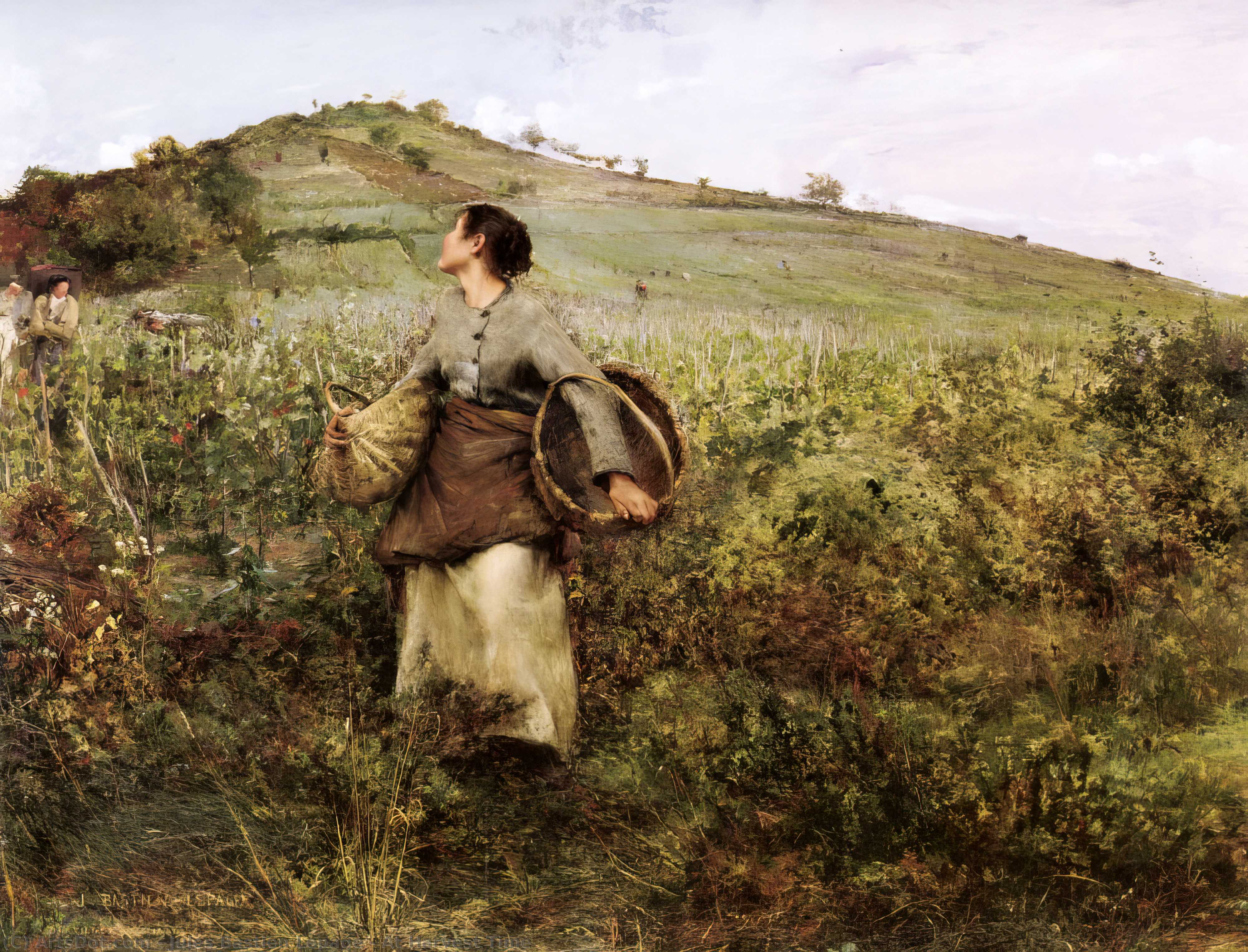 At Harvest Time — Jules Bastien-lepage