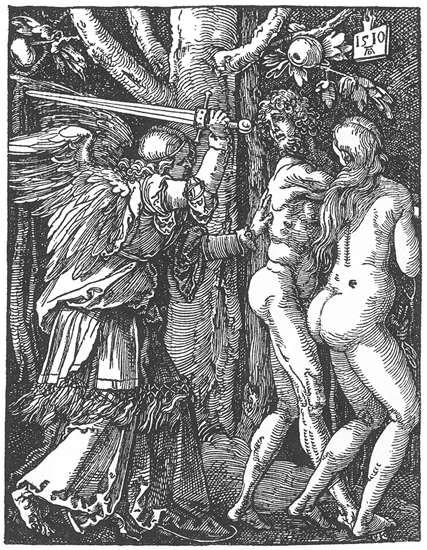 Small Passion: 2. Expulsion From The Paradise — Albrecht Dürer