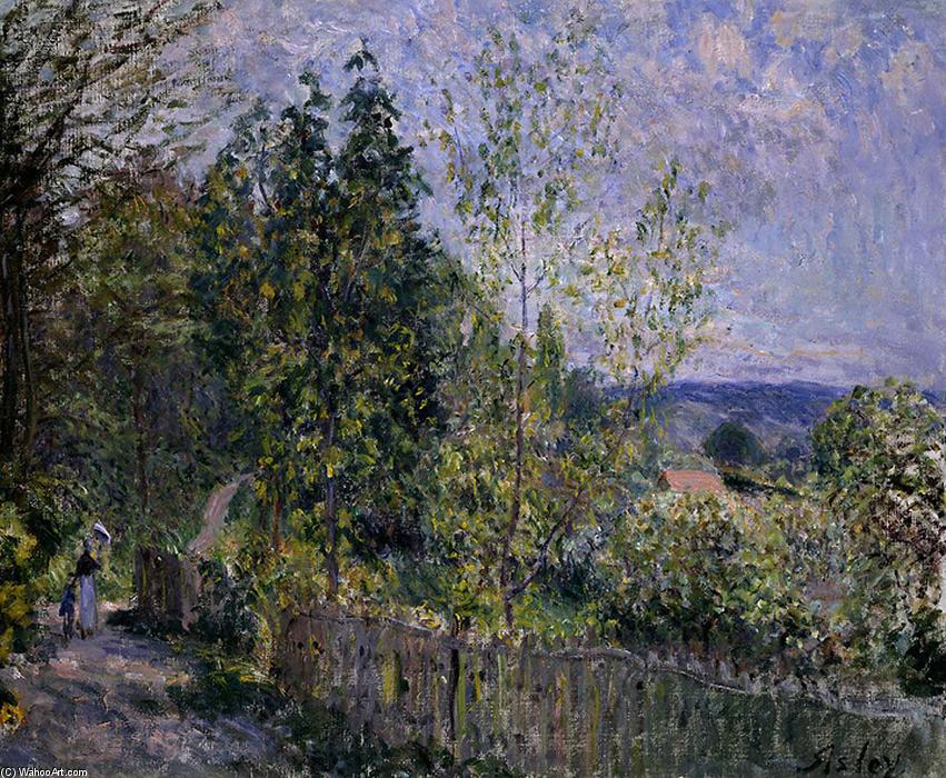 The Road In The Woods — Alfred Sisley