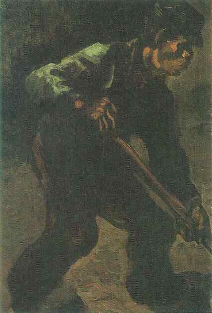 Peasant Digging — Vincent Willem Van Gogh