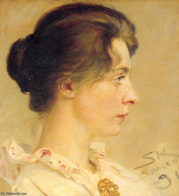 Marie De Perfil — Peder Severin Kroyer