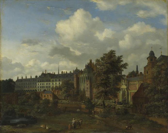 View Of The Ancient Castle Of The Dukes Of Burgundy In Brussels — Adriaen Van De Velde