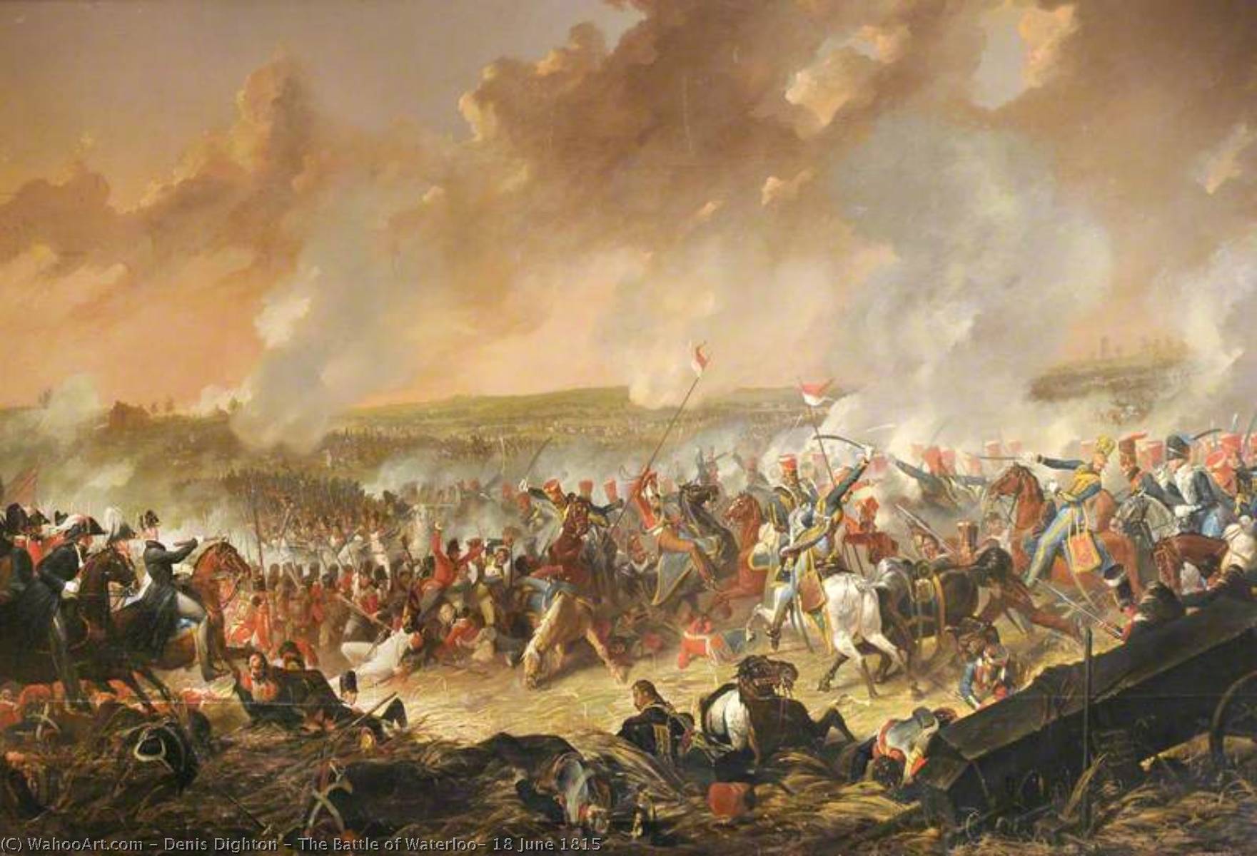 The Battle Of Waterloo, 18 June 1815 — Denis Dighton
