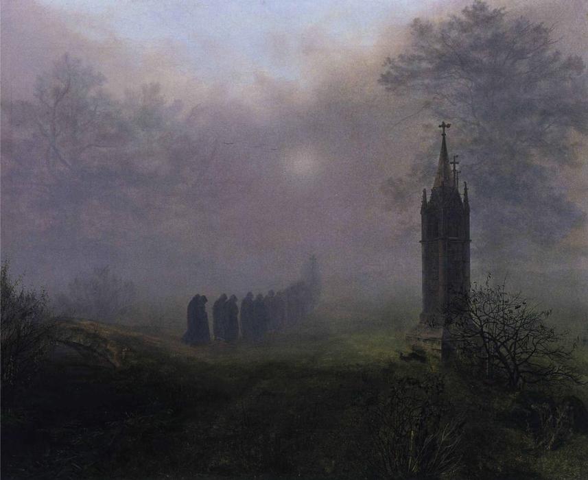 Procession In The Mist — Эрнст Фердинанд Оэме