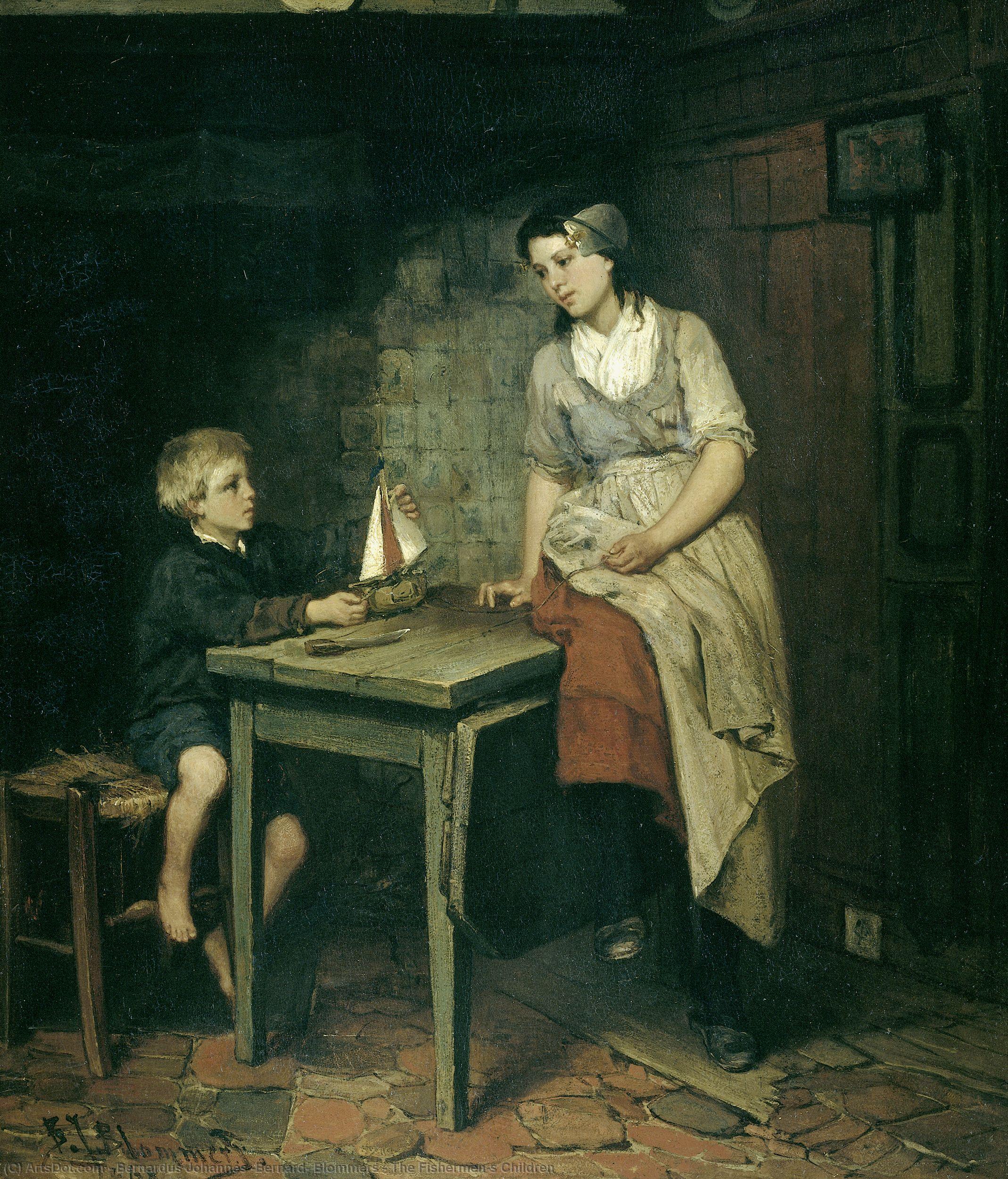 The Fishermen's Children — Bernardus Blommers