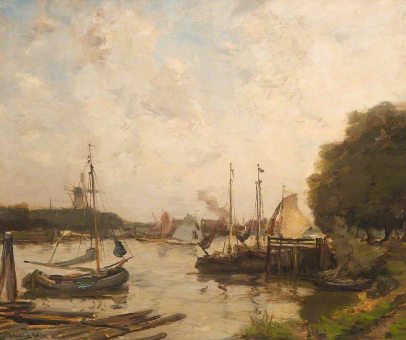 Dutch Canal Scene — James Campbell Noble
