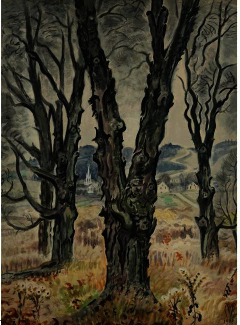 View Through Trees — Čarls Burčfild