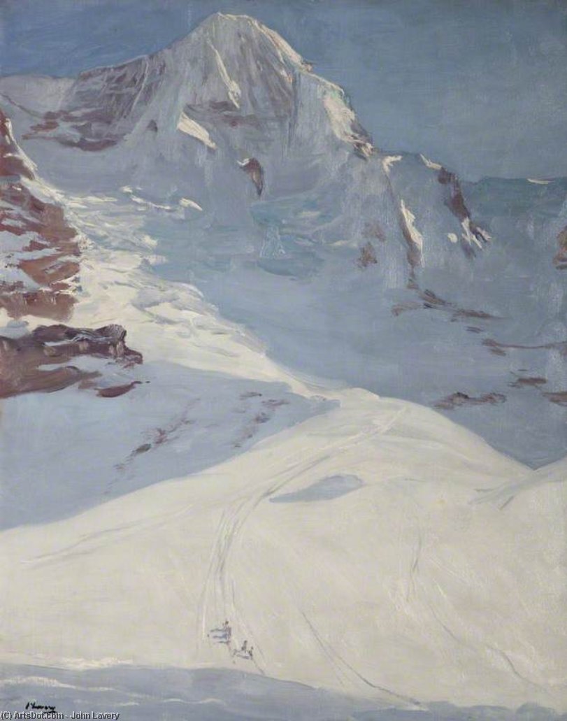 Switzerland In Winter (also Known As The Monk) — Sir John Lavery