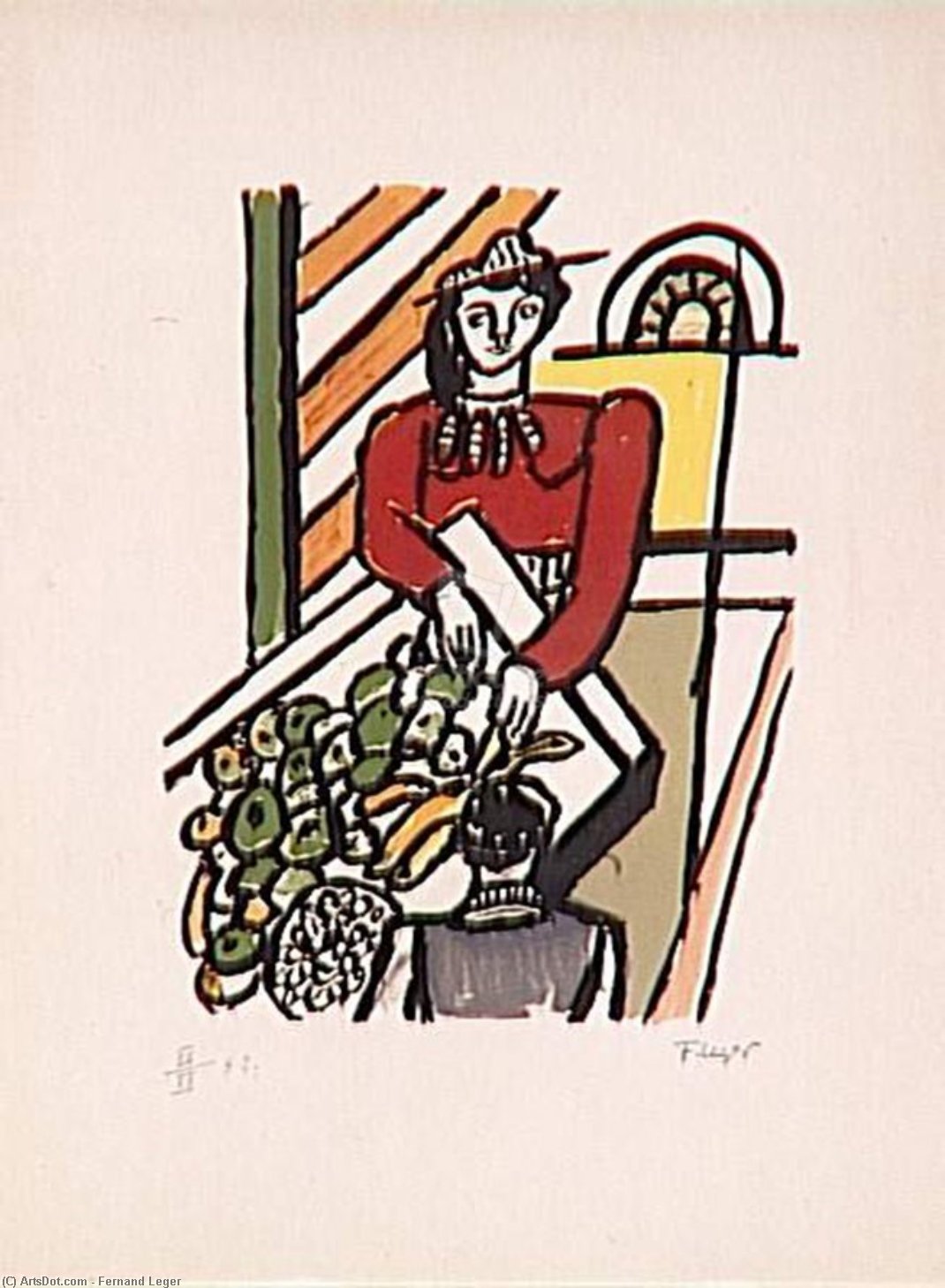 The Merchant Of Four Seasons — Fernand Léger