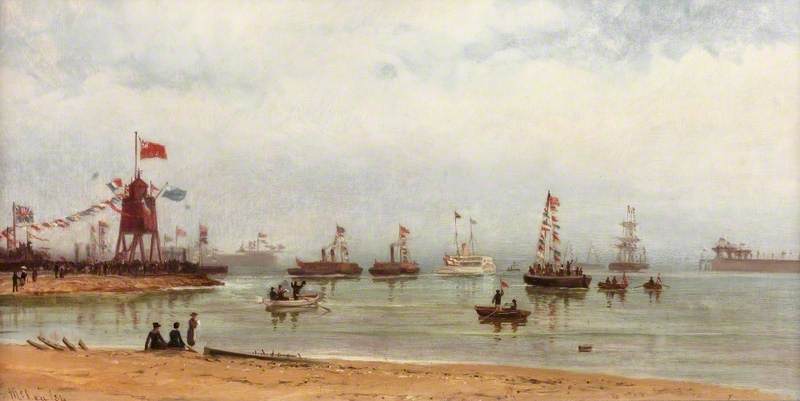 The Opening Of The Albert Edward Dock And Port Of Tyne — Duncan Fraser Mclea