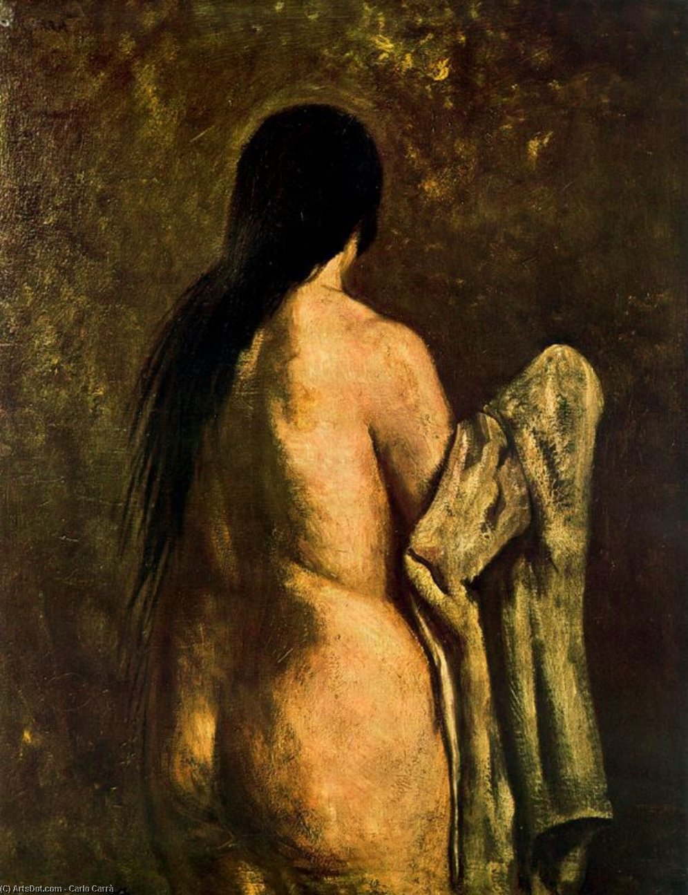 Donna Che Si Asciuga — Карло Карра