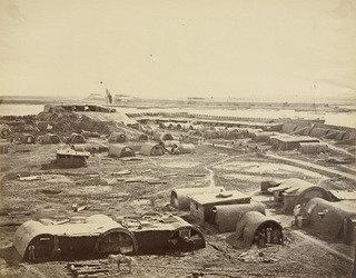Interior Of The North Fort Showing The Chinese Encampment — Felice Beato