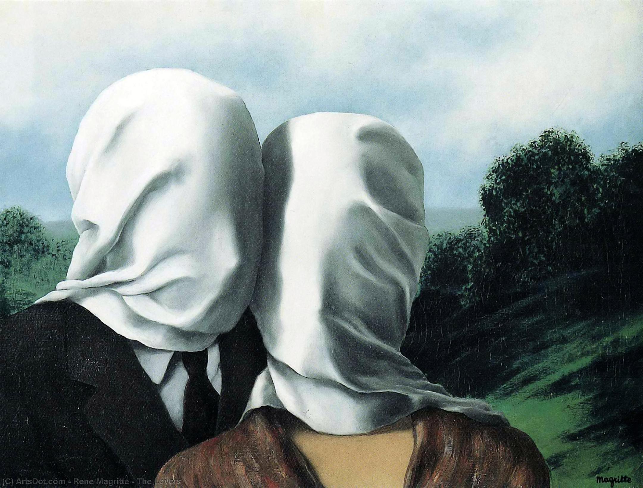 The Lovers — René Magritte