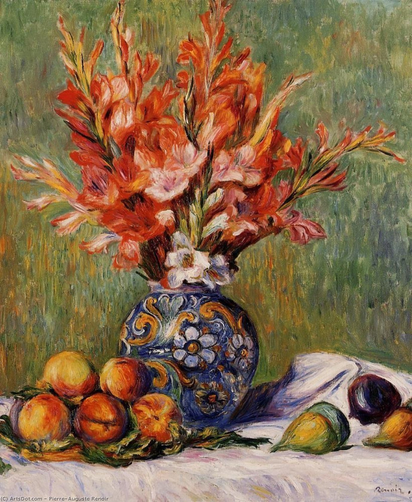 Flowers And Fruit — Pjer Ogist Renoar