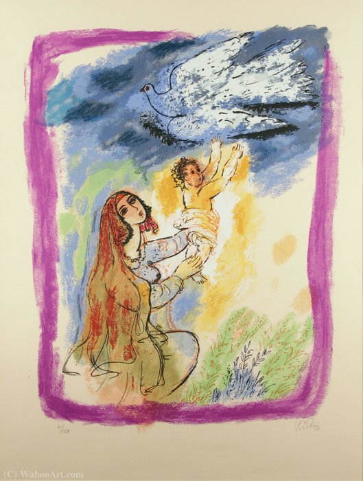 Dove Of Peace, From Visions Of The Bible, (1972) — Reuven Rubin