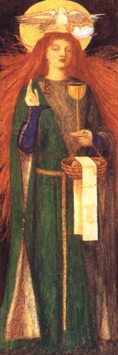 The Damsel Of The Sanct Grael — Dante Gabriel Rossetti