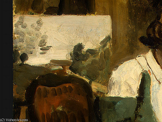 Young Girl Reading (detail - ) — Jean-baptiste-camille Corot