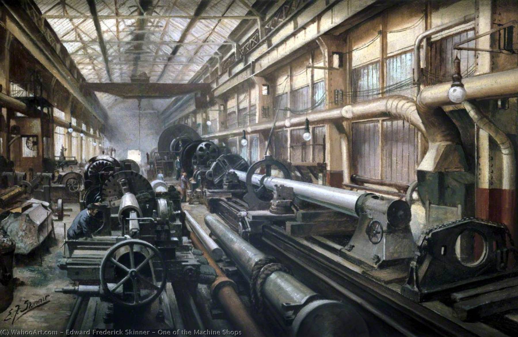 One Of The Machine Shops — Edward Frederick Skinner