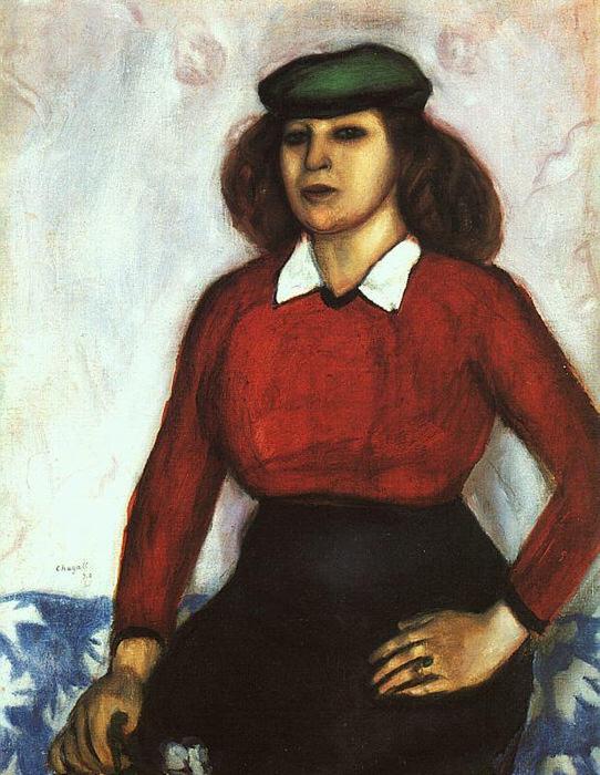 Portrait Of Artist's Sister (aniuta) — Marc Chagall