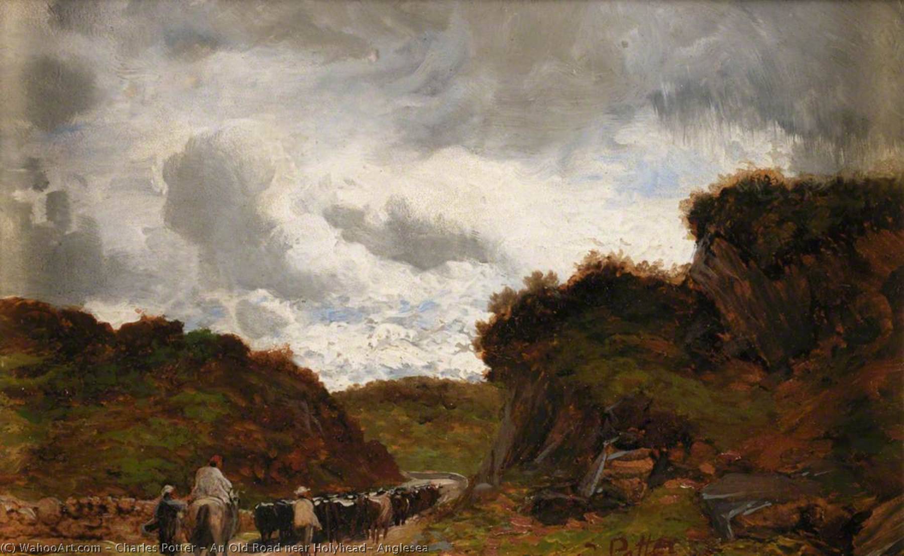 An Old Road Near Holyhead, Anglesea — Charles Potter