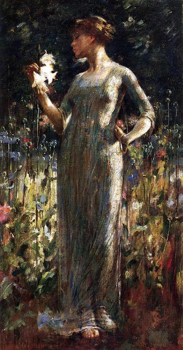 A King's Daughter (aka Girl With Lilies) — Theodore Robinson