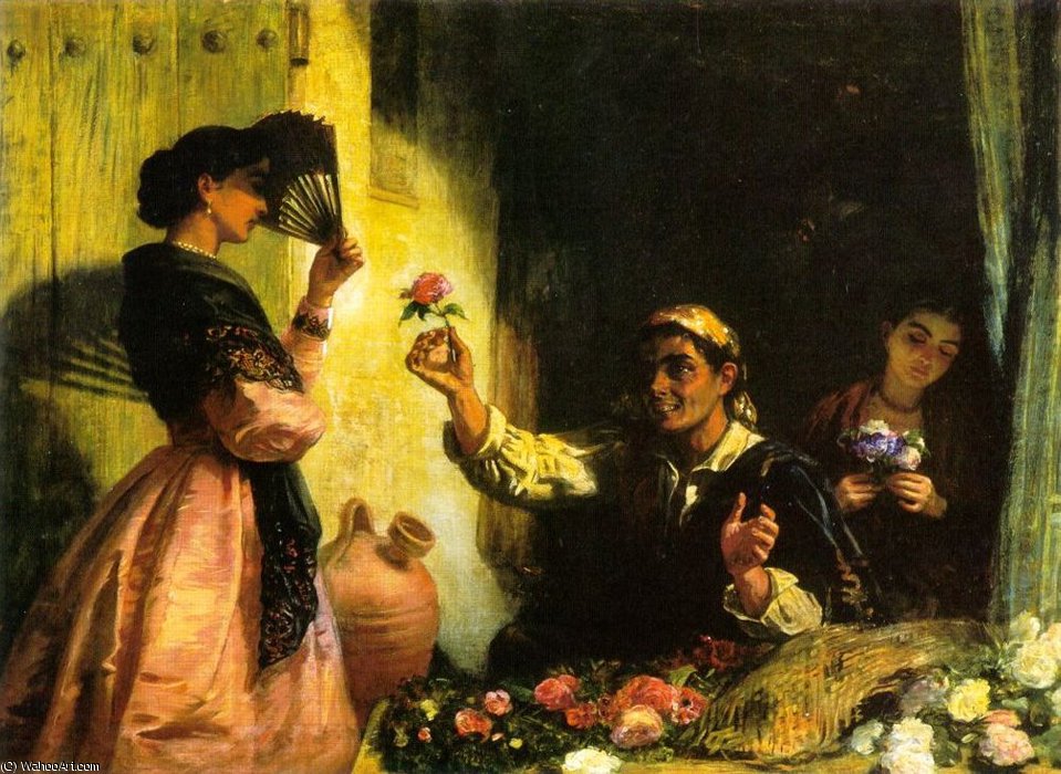 A Spanish Flower Seller — Эдвин Лонгсден Лонг