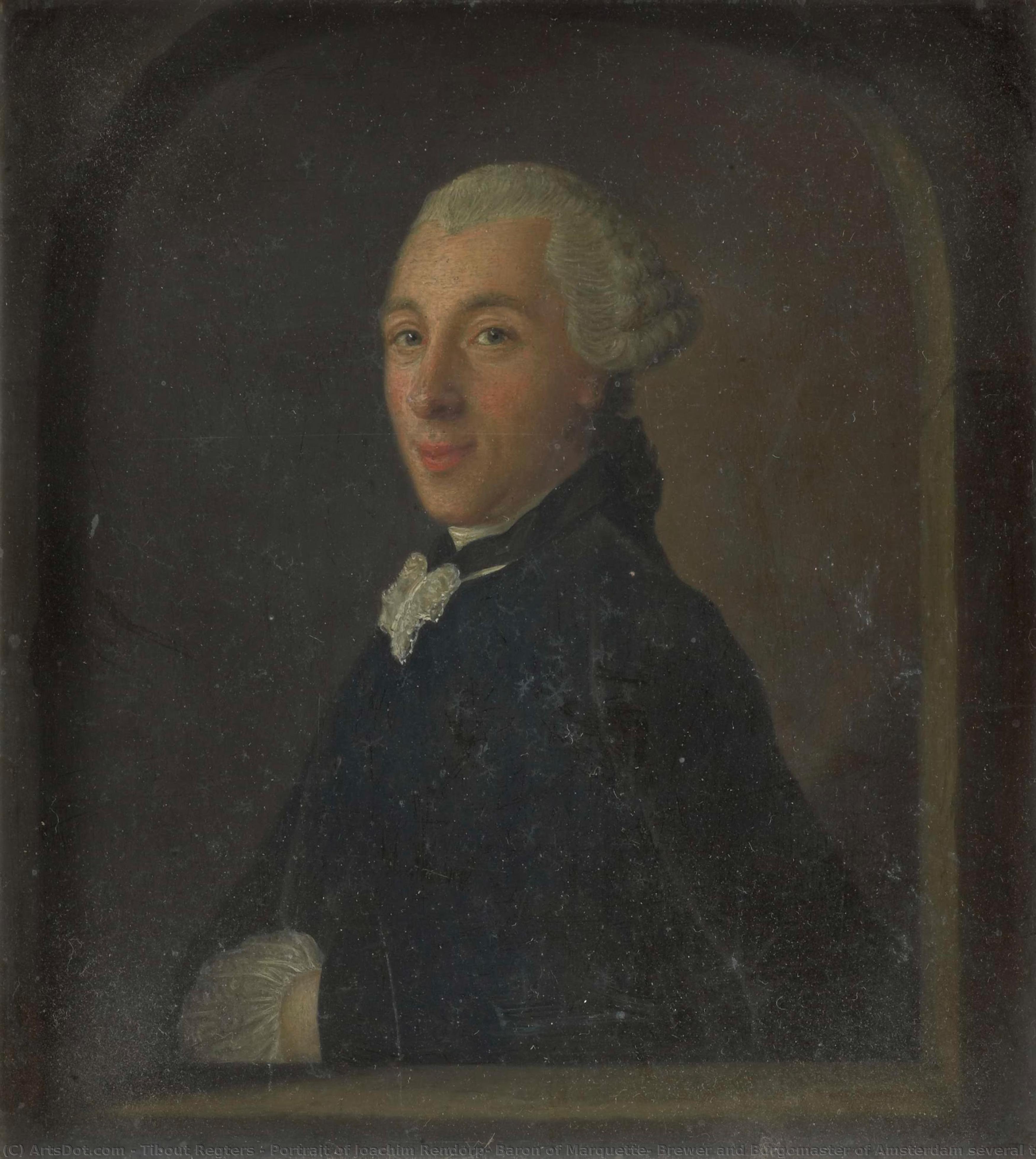 Portrait Of Joachim Rendorp, Baron Of Marquette, Brewer And Burgomaster Of Amsterdam Several Times, Tibout Regters, 1757 - 1768 — Tibout Regters