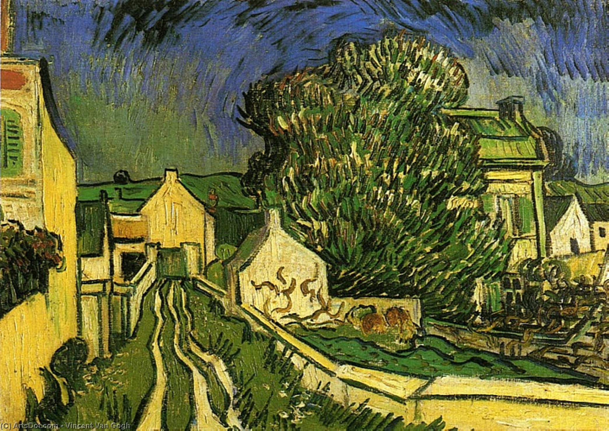 The House Of Pere Pilon — Vincent Willem Van Gogh