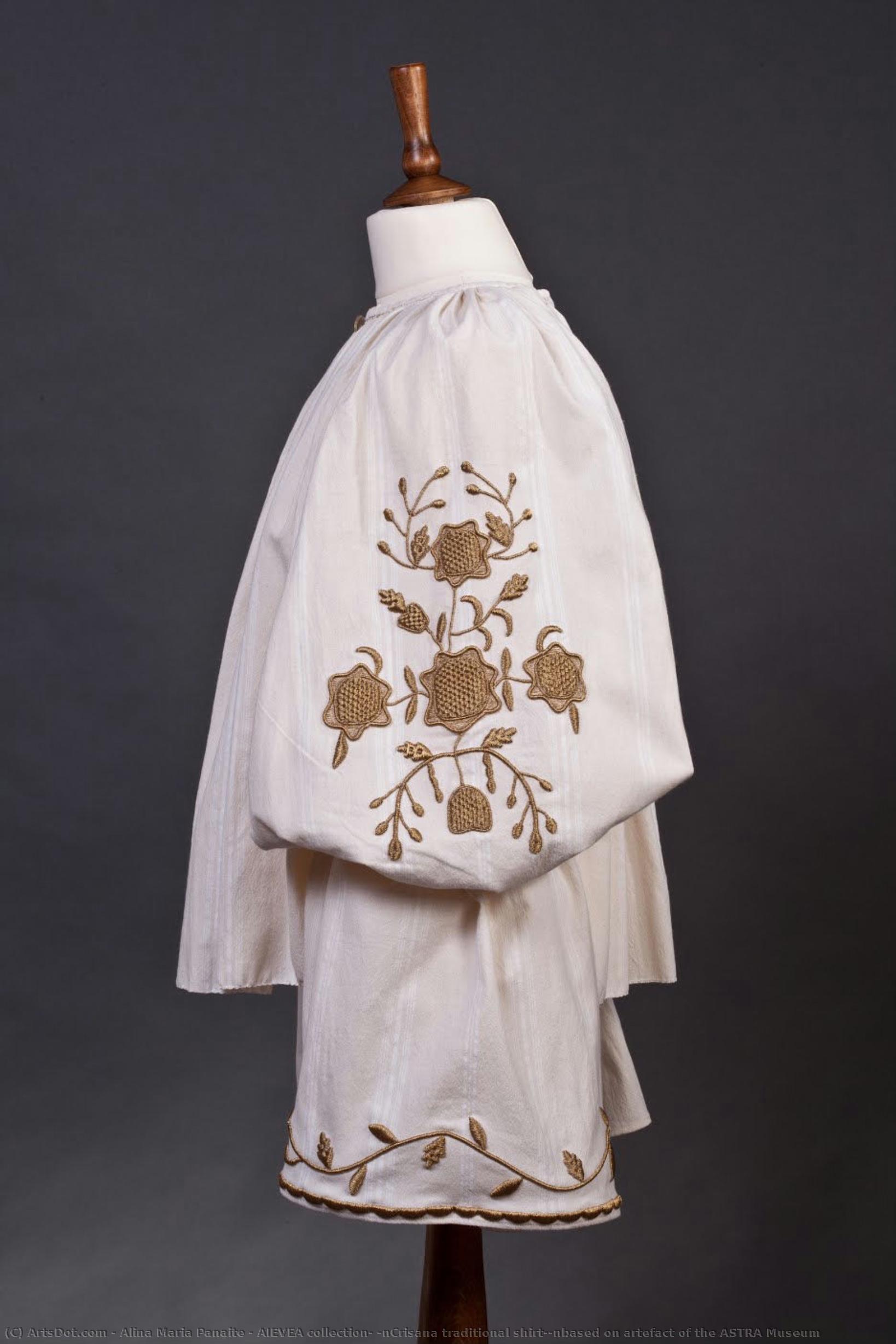 Aievea Collection; \ncrisana Traditional Shirt;\nbased On Artefact Of The Astra Museum — Alina Maria Panaite