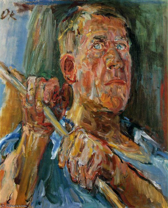 Self-portrait (fiesole), — Oskar Kokoschka
