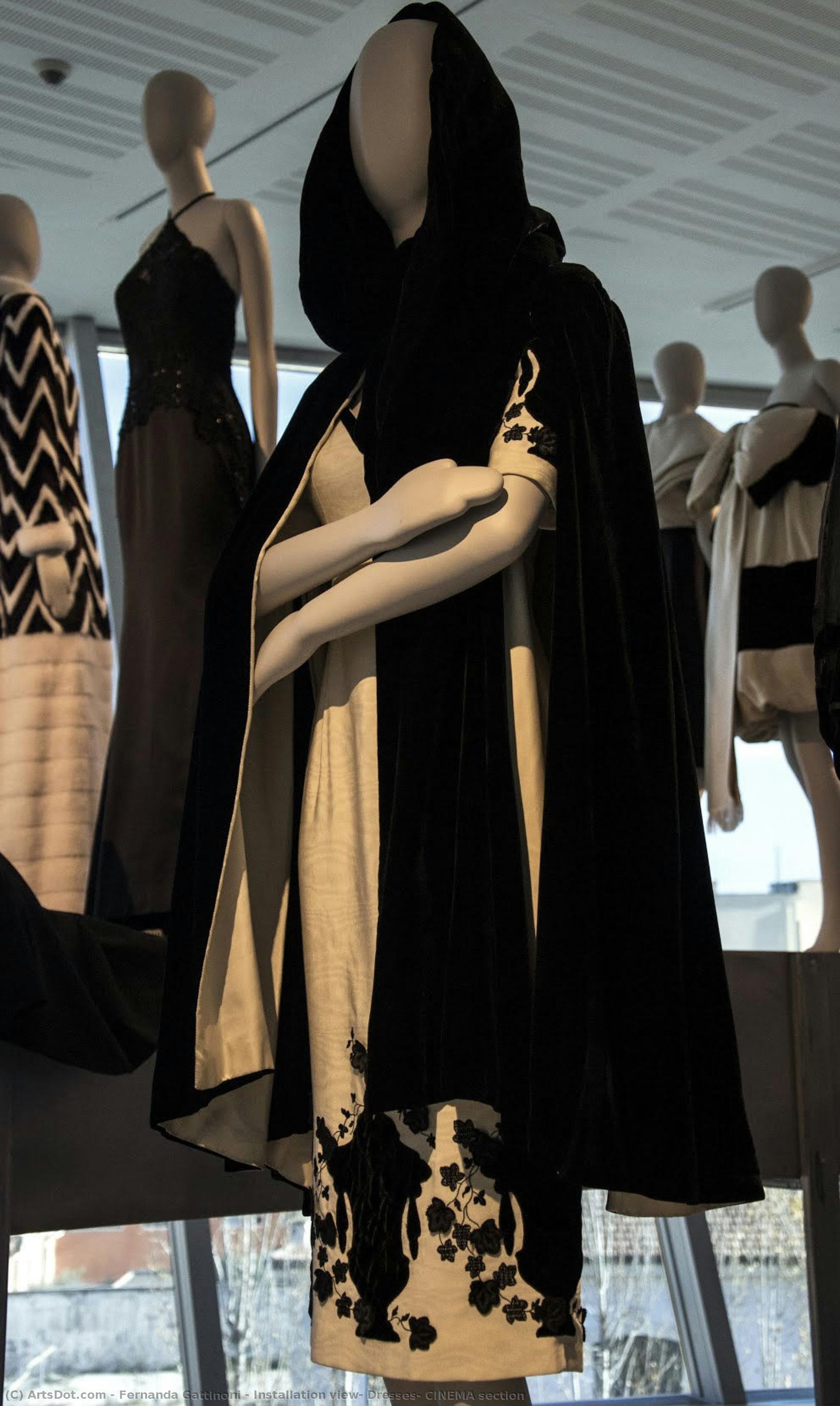 Installation View, Dresses, Cinema Section — Fernanda Gattinoni